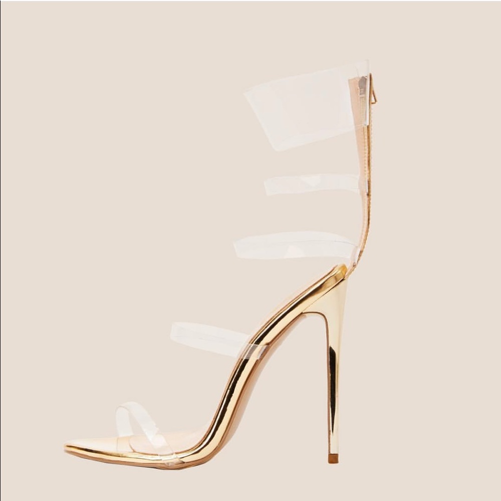 Jessica Rich Goddess Clear Heels